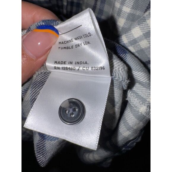 Pact fireside flannel long shirt tunic dress - Picture 6 of 7